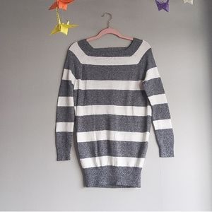 NWOT American Eagle Outfitters Striped Legging Sweater